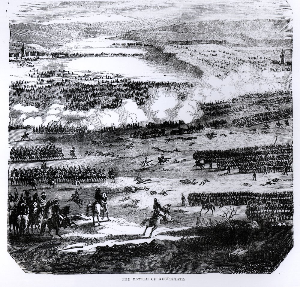 The Battle of Austerlitz by English School