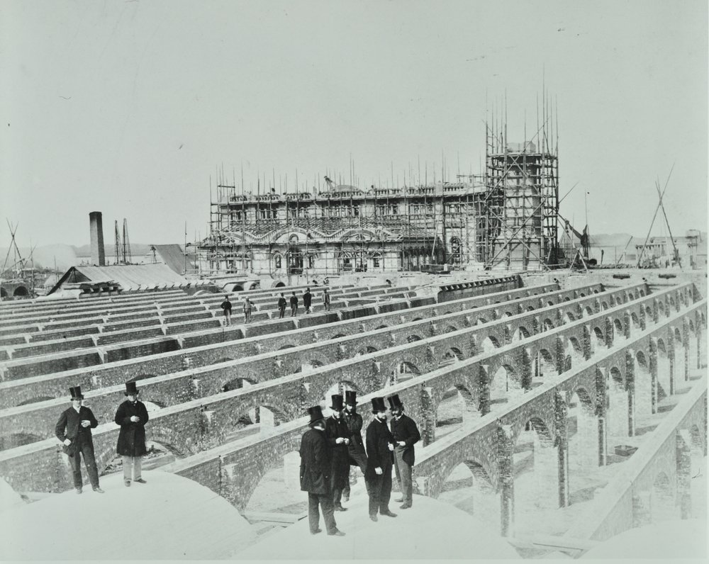 Southern Outfall Sewer, Crossness: building operations