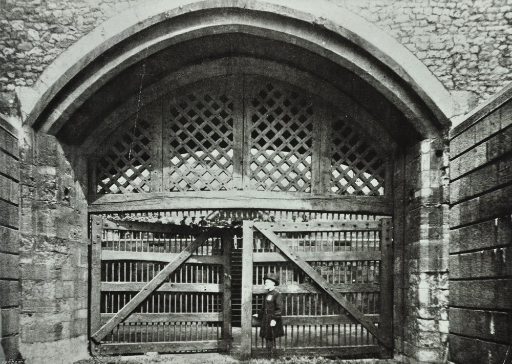 Tower of London: Traitors Gate, 1890 by English Photographer