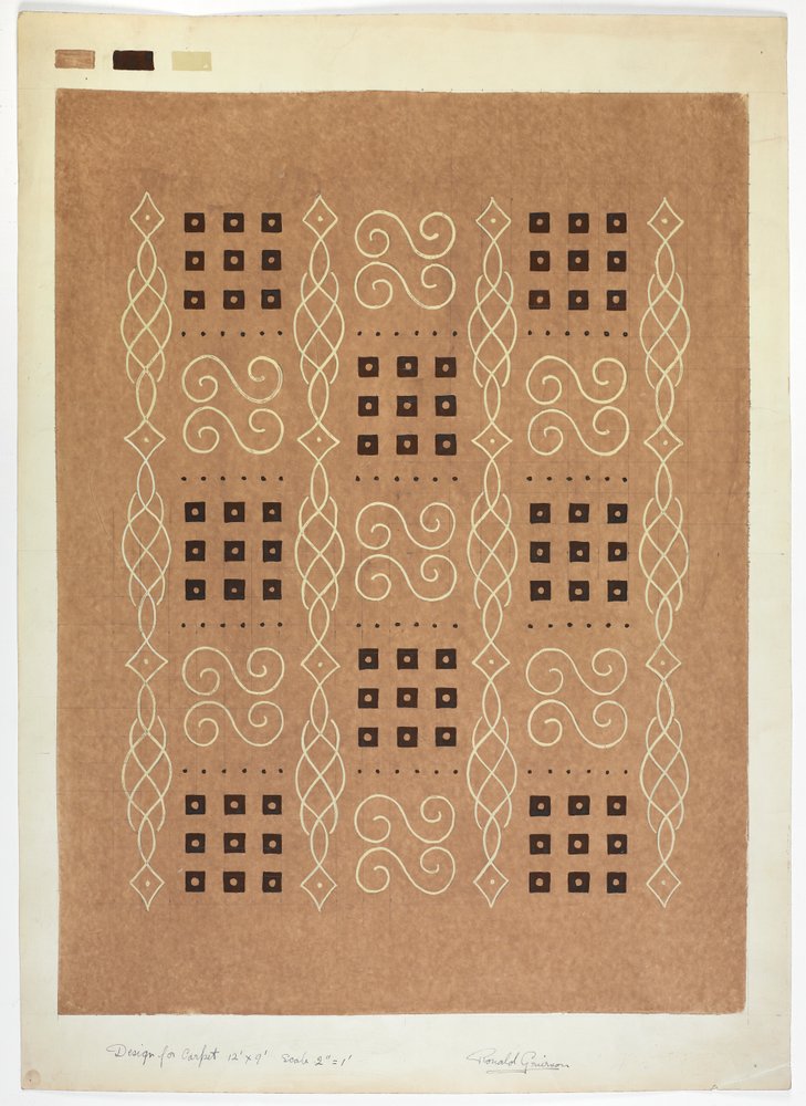 Carpet Design by English School