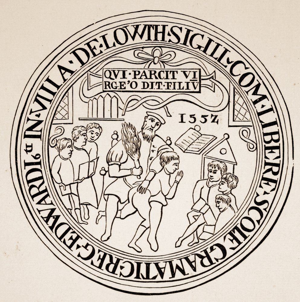 Seal of Louth Grammar School, 1552 by English School