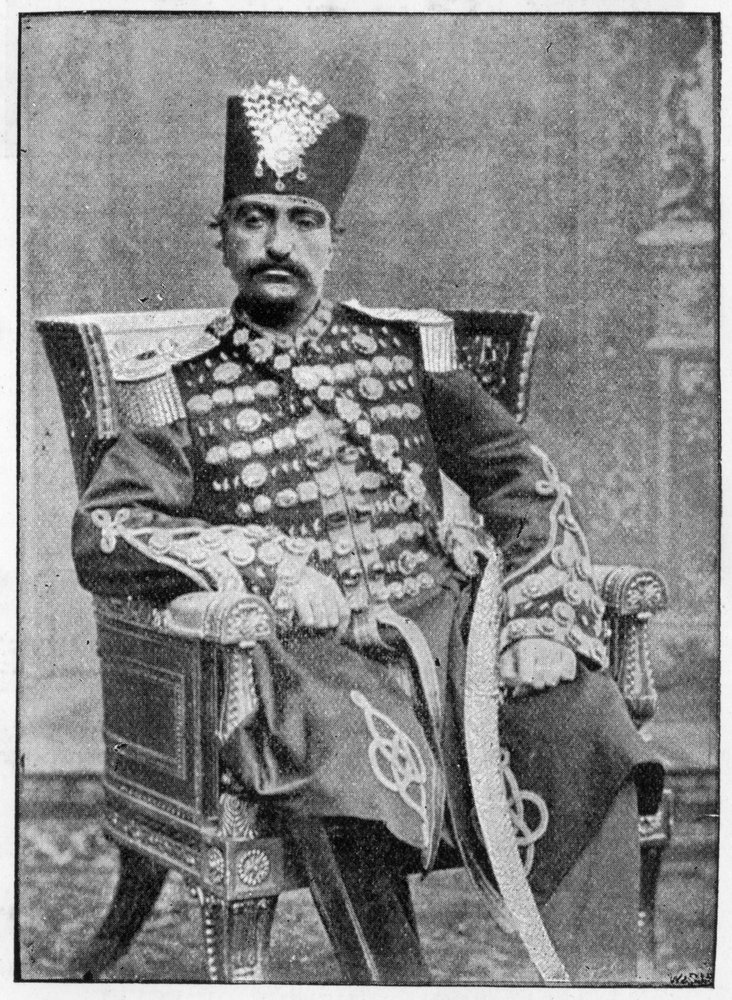 The Shah of Persia, 1893 by English School: Fine art print