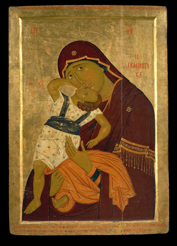 The Virgin of Pelagonitissa, Formerly in the Monastery of Zrze by Erich Lessing