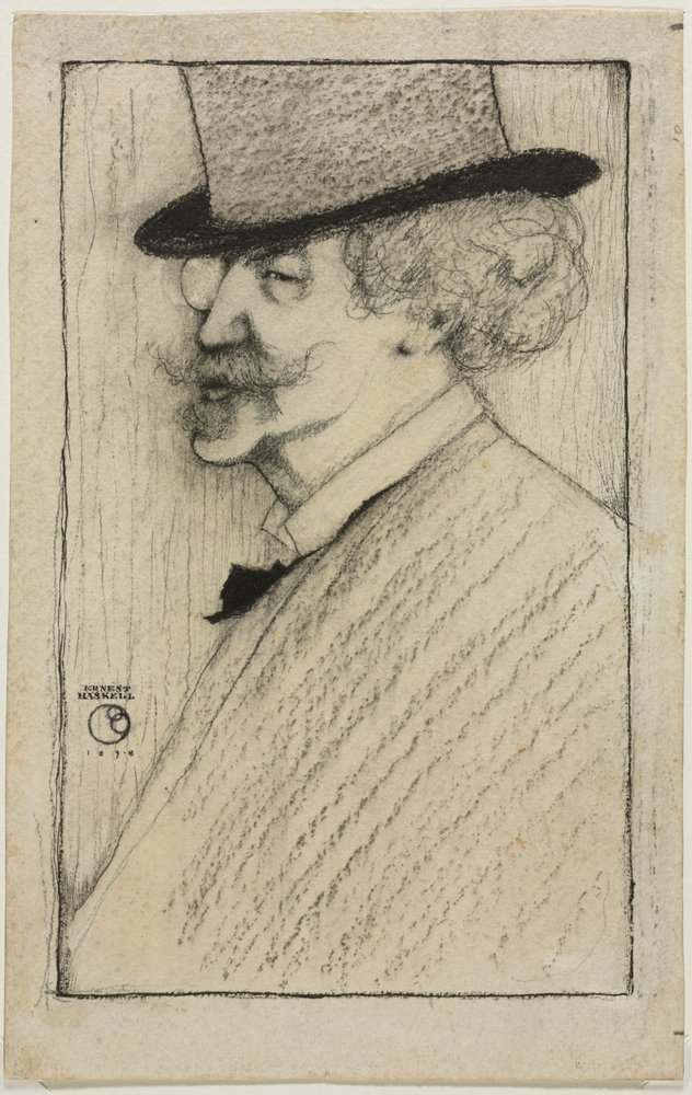 James McNeill Whistler by Ernest Haskell: Fine art print