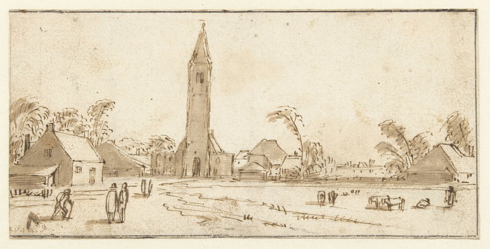 View of Spaarnwoude by Esaias van de Velde