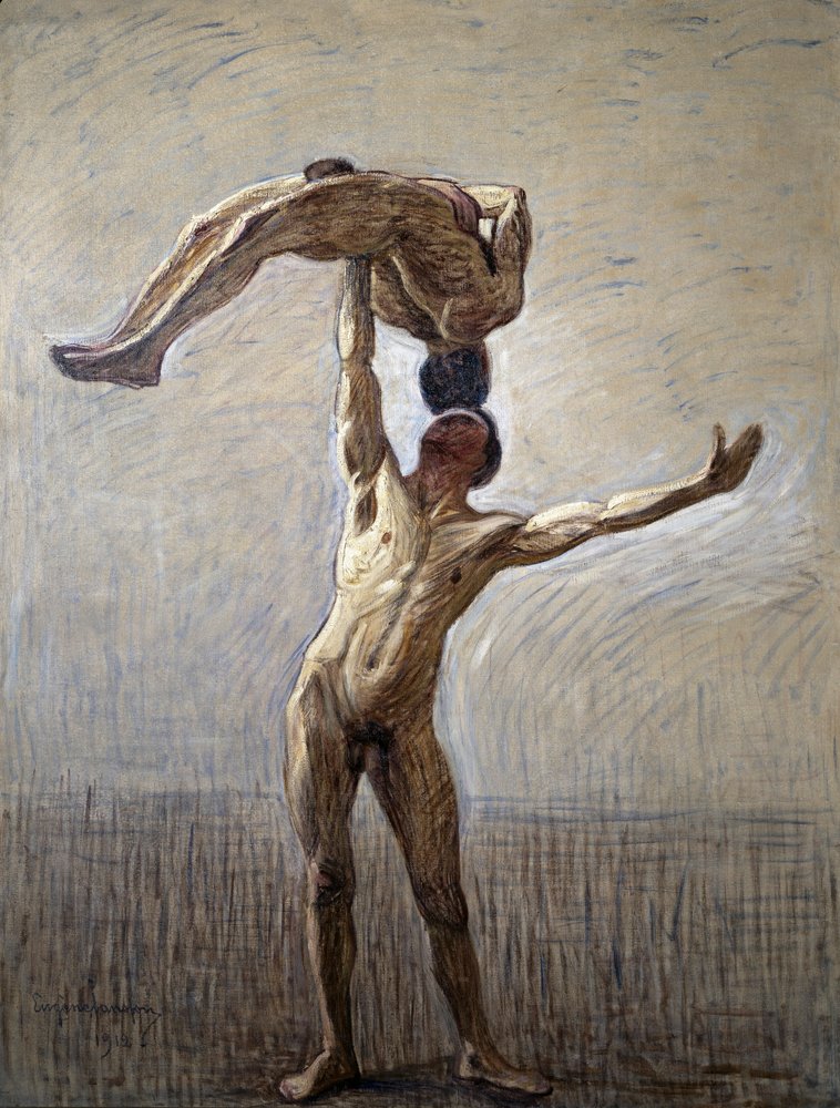 Athletes, 1912 by Eugène Jansson