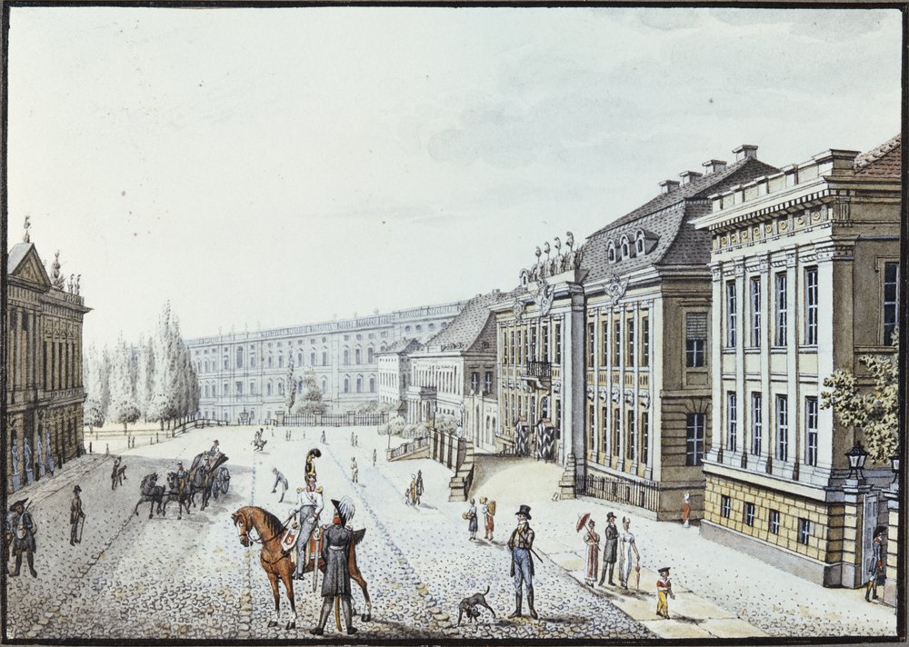 View of the Royal Palace, Berlin by F.A. Calau