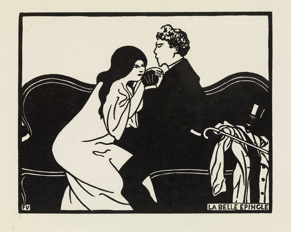 La Belle Epingle by Felix Edouard Vallotton