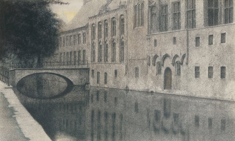 A Souvenir of Flanders by Fernand Khnopff