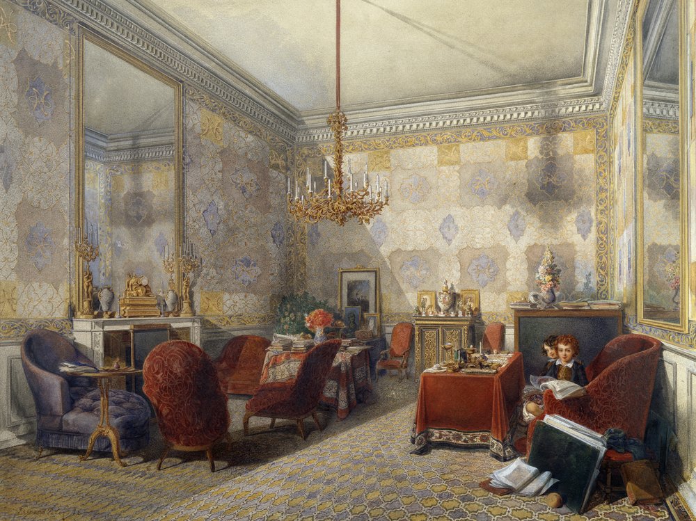 Drawing room by Fernand de Cordova Pelez