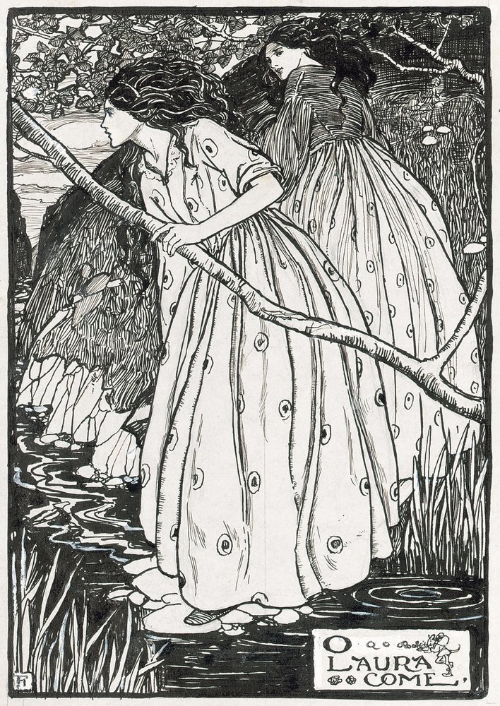 Illustration for 'Poems of Christina Rossetti'