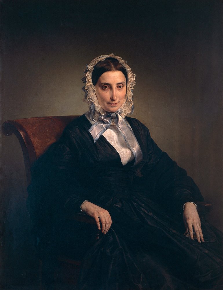 Portrait of Teresa Borri by Francesco Hayez