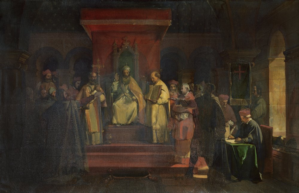 Institution of the Order of the Templars in 1128, 1840 by Francois-Marius Granet
