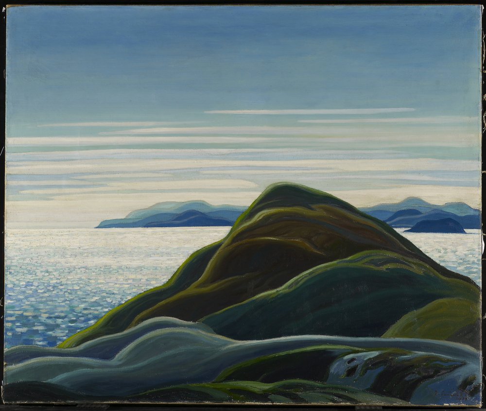 North Shore, Lake Superior, 1927 by Franklin Carmichael