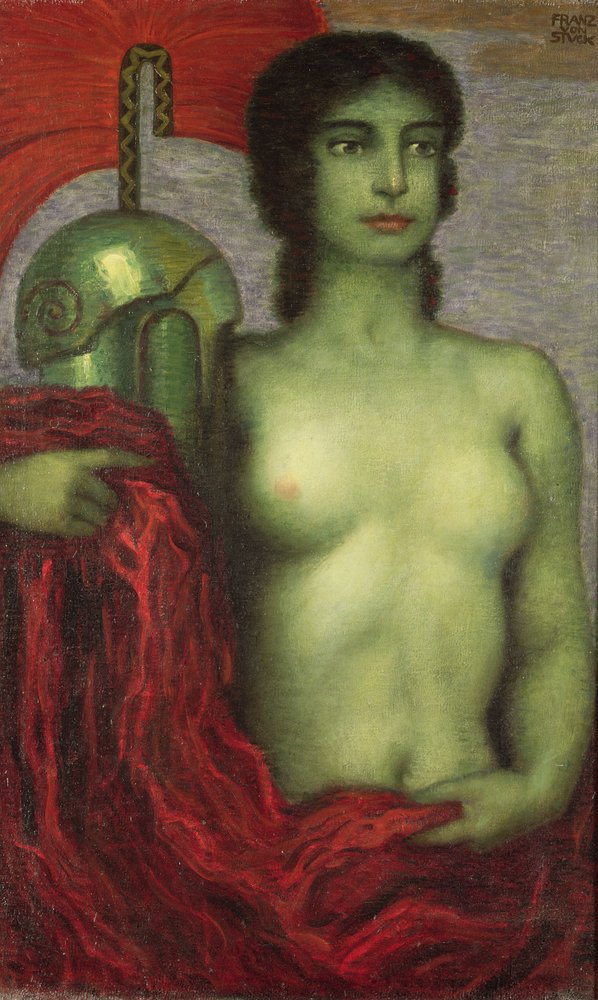 Athena, c. 1923 by Franz von Stuck