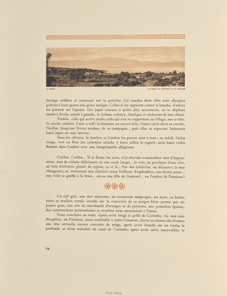 Akrata. The Gulf of Corinth and Parnassus by Frédéric Boissonnas