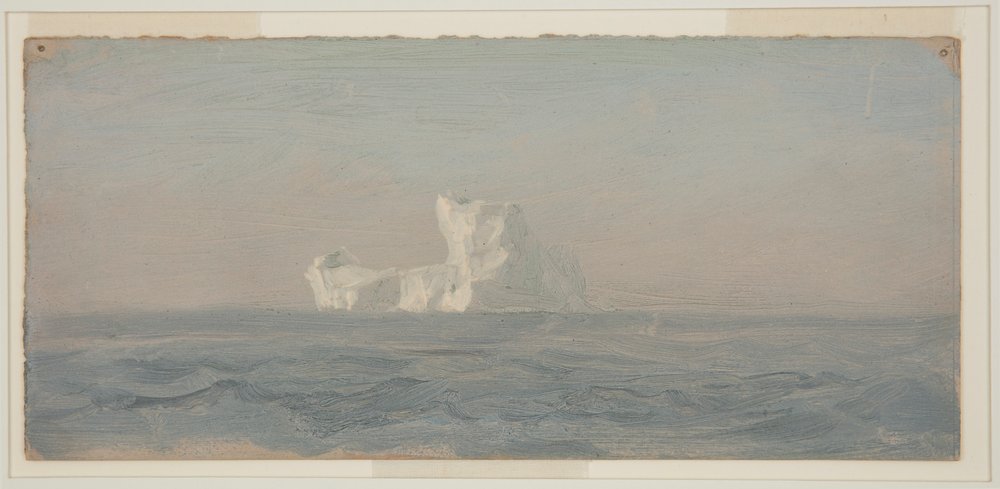Drawing, Off Iceberg, Newfoundland, June 1859 by Frederic Edwin Church