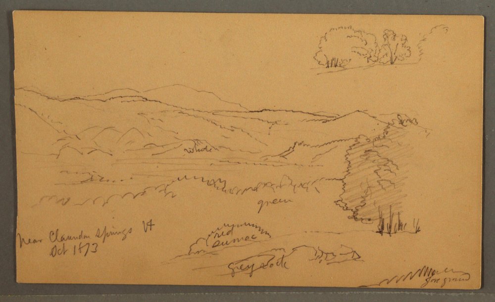 Wooded Valley, October 1873 by Frederic Edwin Church