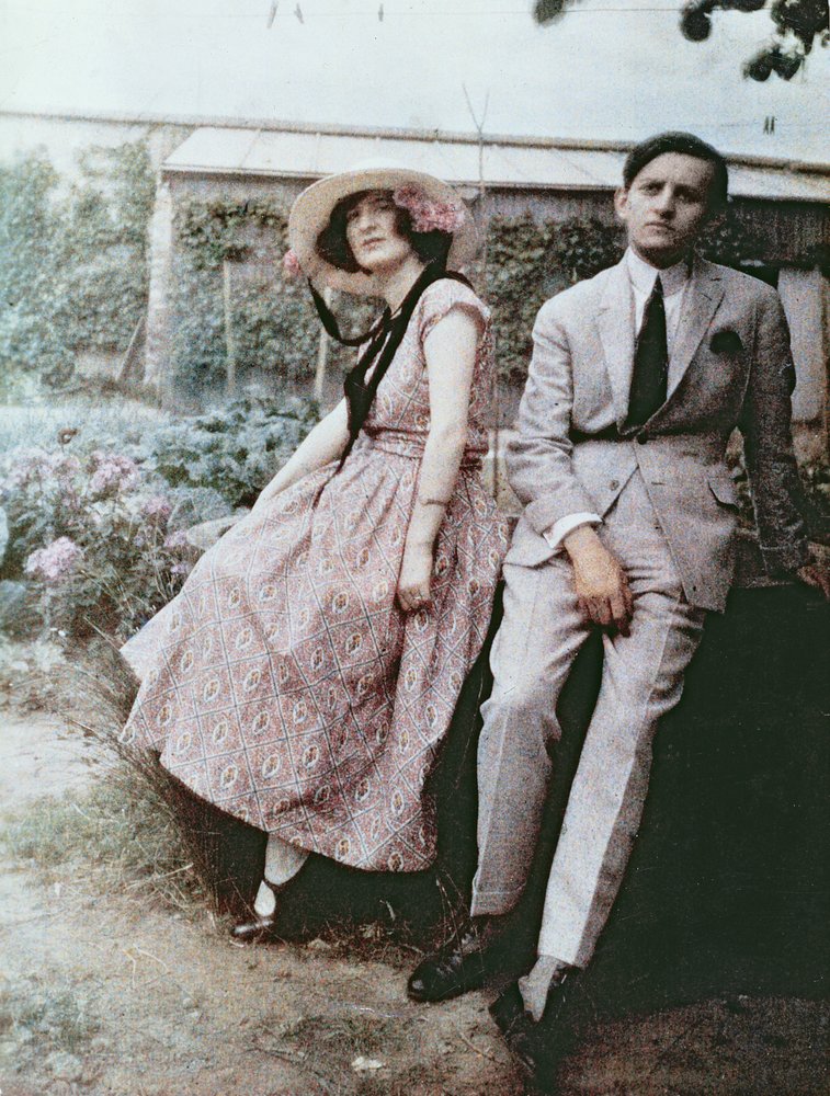 André Malraux with his first wife, Clara Goldschmidt, 21st October, 1921 by French Photographer