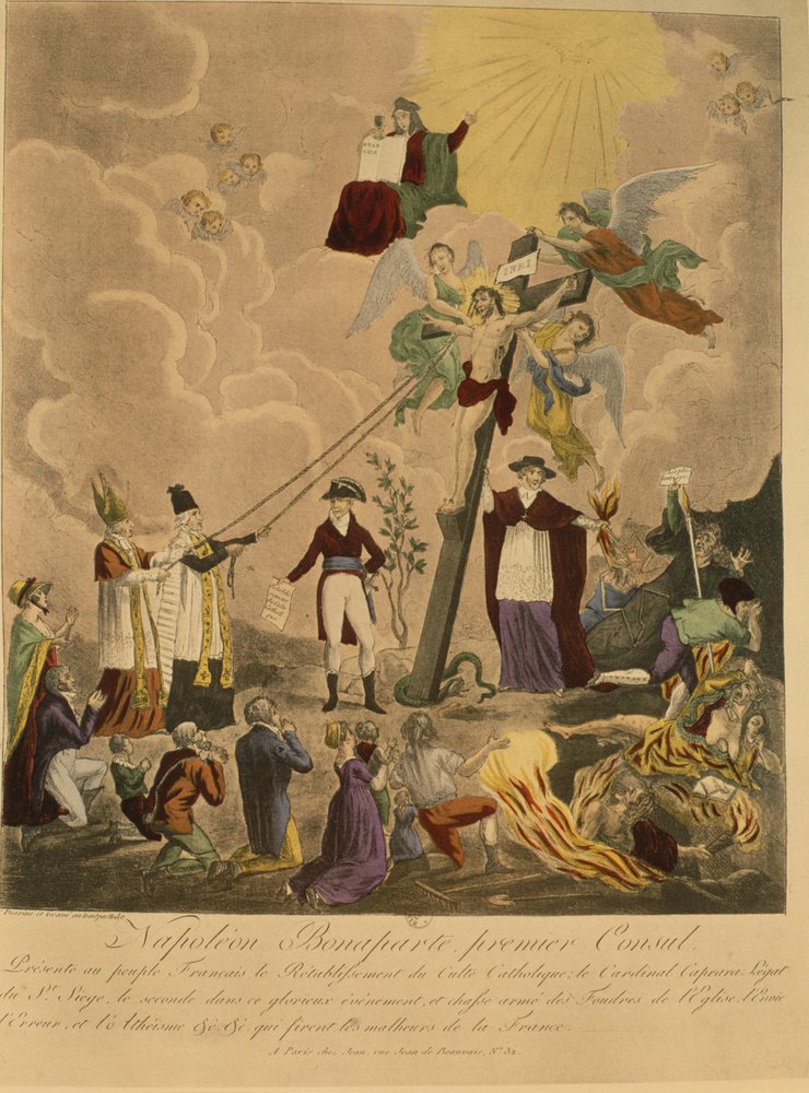 Allegory of the Re-establishment of the Catholic Religion in France in ...