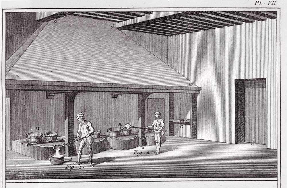 Refining Saltpetre, Illustration from the 