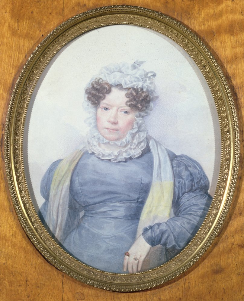Miniature portrait of Madame Swetchine by French School