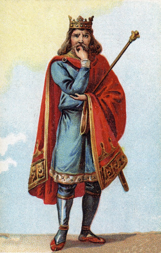 Portrait of Childeric II, King of the Franks (670-673)