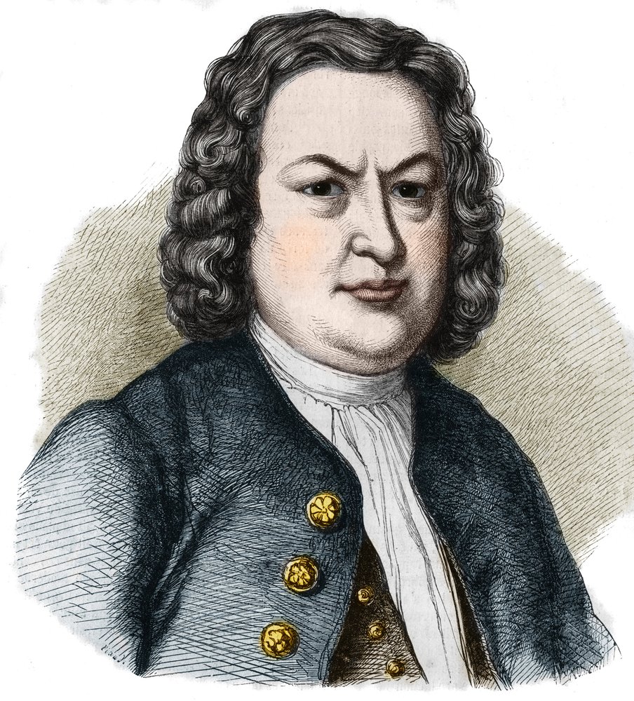 代引き手数料無料 of Portrait Johann German (1685-1750) Bach Sebastian クラシック