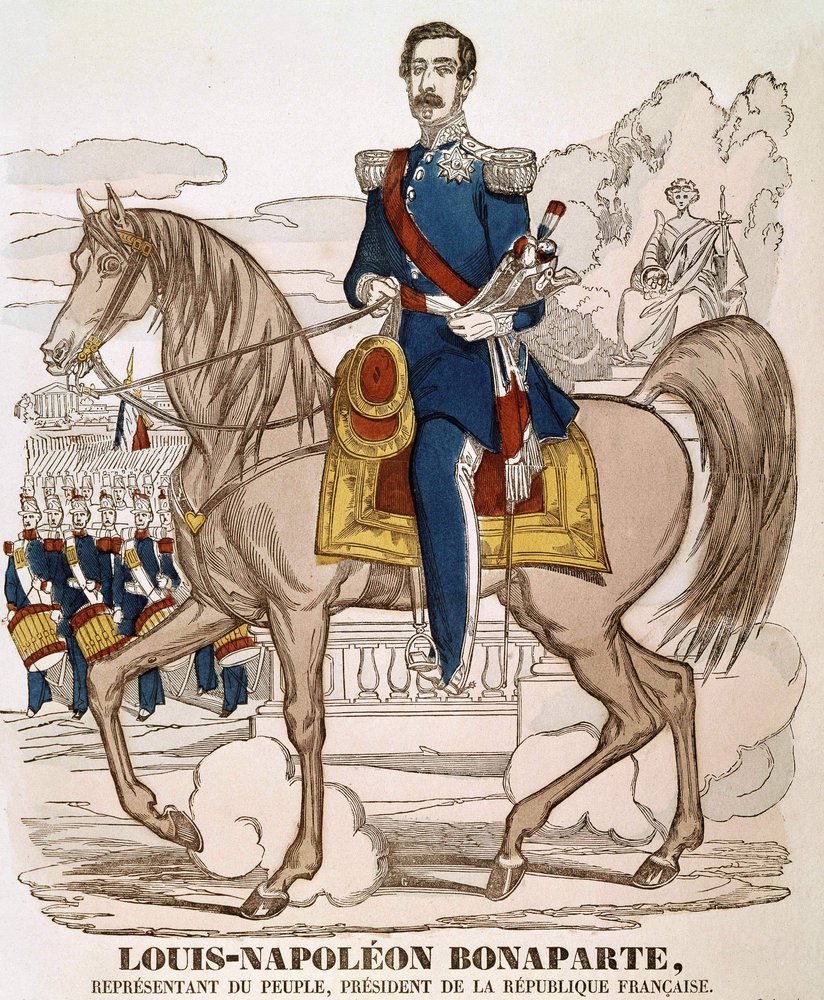 Portrait of Napoleon III - representative of the people, President of ...