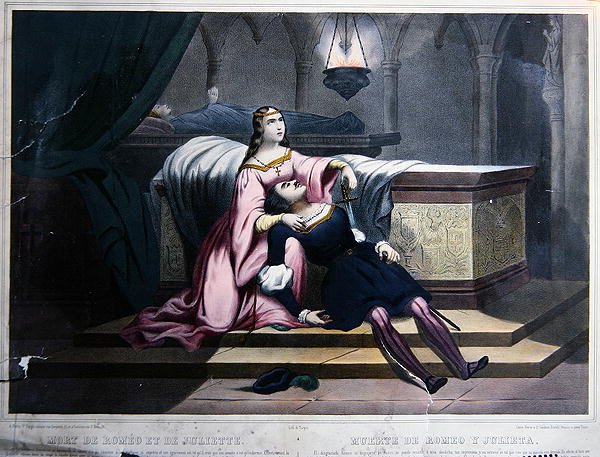 The Death of Romeo and Juliet, c.1830 by French School