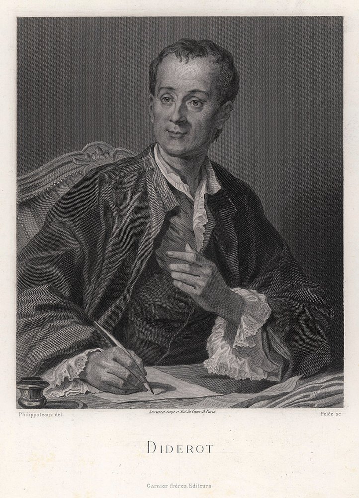 Portrait of the Writer, Essayist and Philosopher Denis Diderot