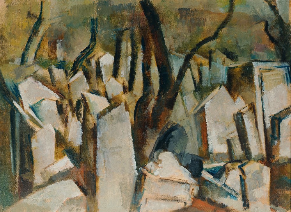 Jewish Cemetery in Prague by Fritz Schwarz Waldegg