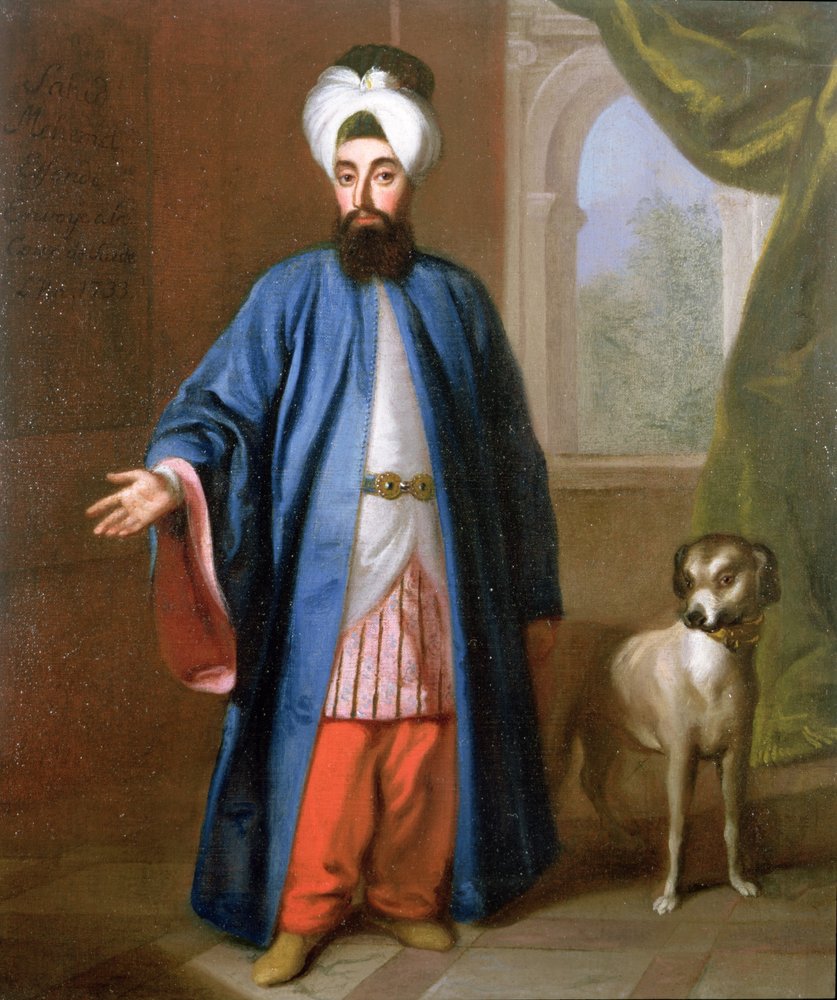 Portrait of Sahid Mehemet Effendi Emissary to the Swedish Court by George Engelhardt Schroeder