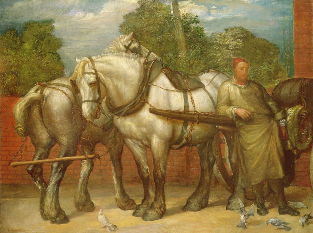 The Noonday Rest by George Frederick Watts: Fine art print