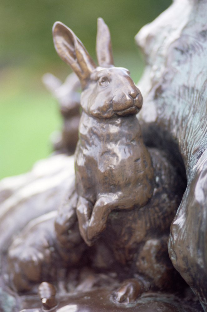 Rabbit (detail) by George James Frampton: Fine art print