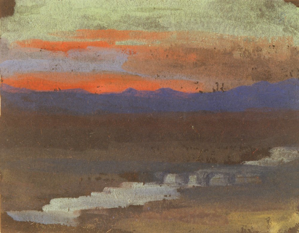 Landscape by George Sand: Highest-quality art reproduction