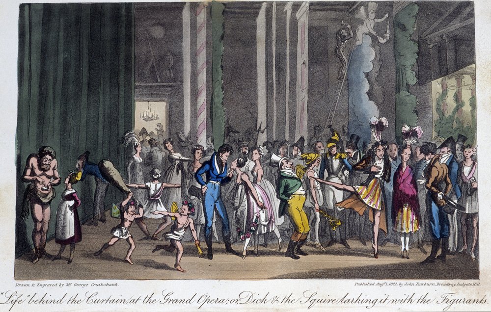 Behind the scenes of the Opera - in 'Life in Paris' by David Carey, London