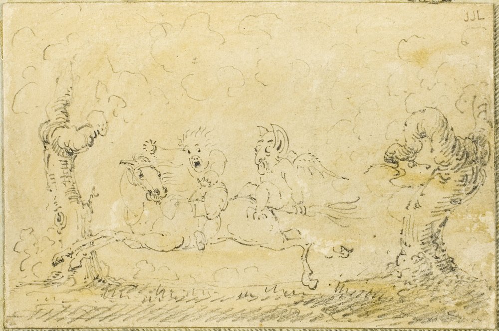 Comic Scene I by George Cruikshank