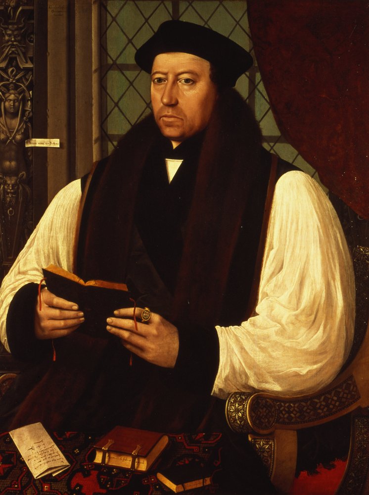 Portrait of Thomas Cranmer (1489-1556) 1546 by Gerlach Flicke