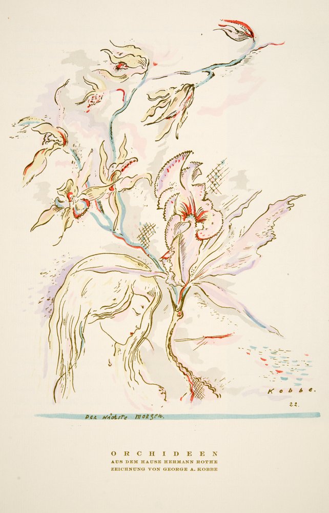 Advertisement Orchideen aus dem Hause Hermann Roth from Styl, pub. 1922