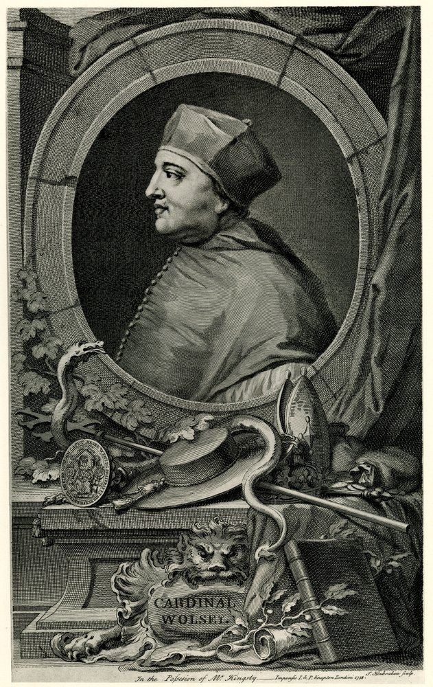 Cardinal Thomas Wolsey by German School: Fine art print