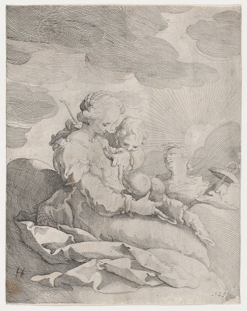 Faith, Hope and Charity by Gerrit Pietersz Sweelink