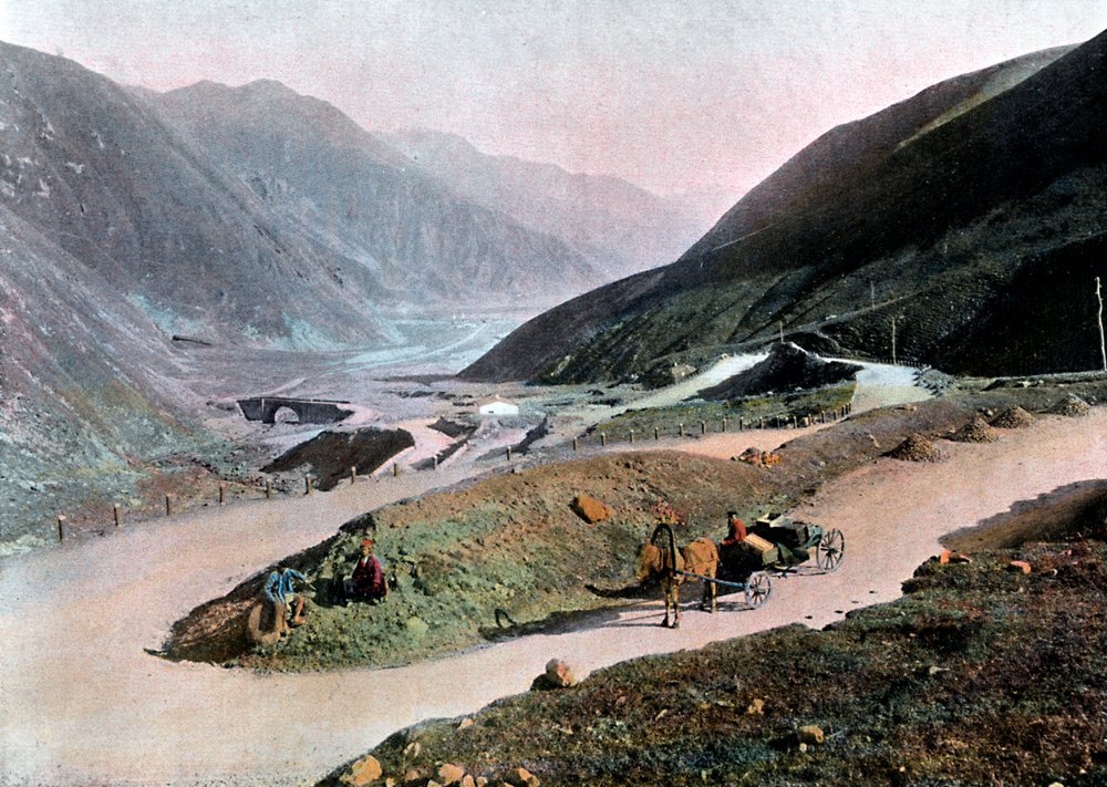 Georgian Military Road by Gillot: Buy fine art print