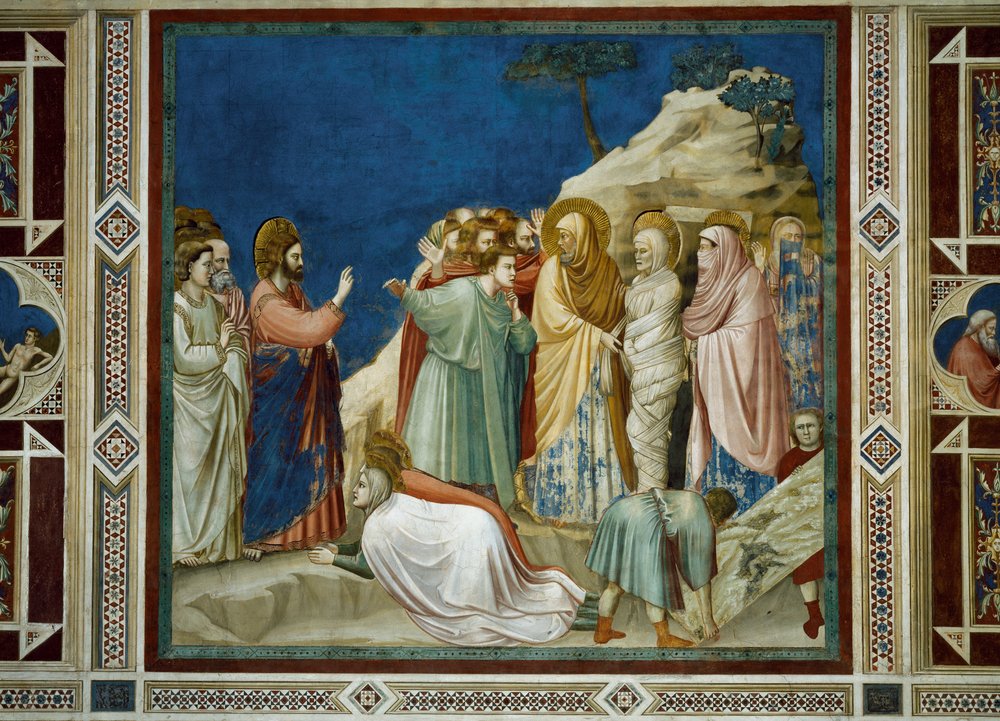 The Resurrection of Lazarus (detail) by Giotto (c.1266-1337)