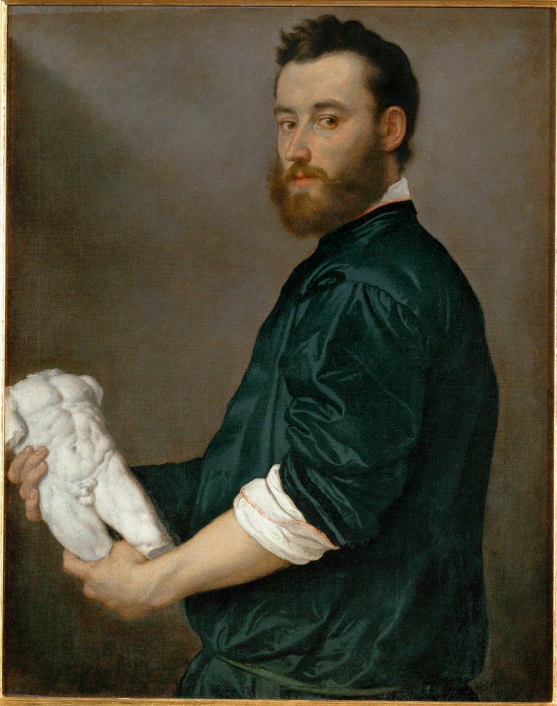 The Sculptor Alessandro Vittoria by Giovanni Battista Moroni