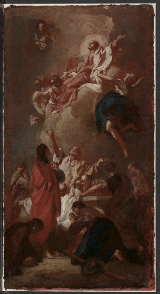 Sketch for "The Assumption of the Virgin" (for St. James, Zbraslav, near Prague) by Giovanni Battista Piazzetta