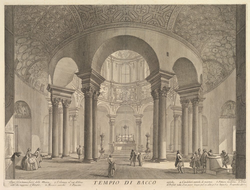 S. Constanza erroneously called Temple of Bacchus by Giovanni-Battista Piranesi