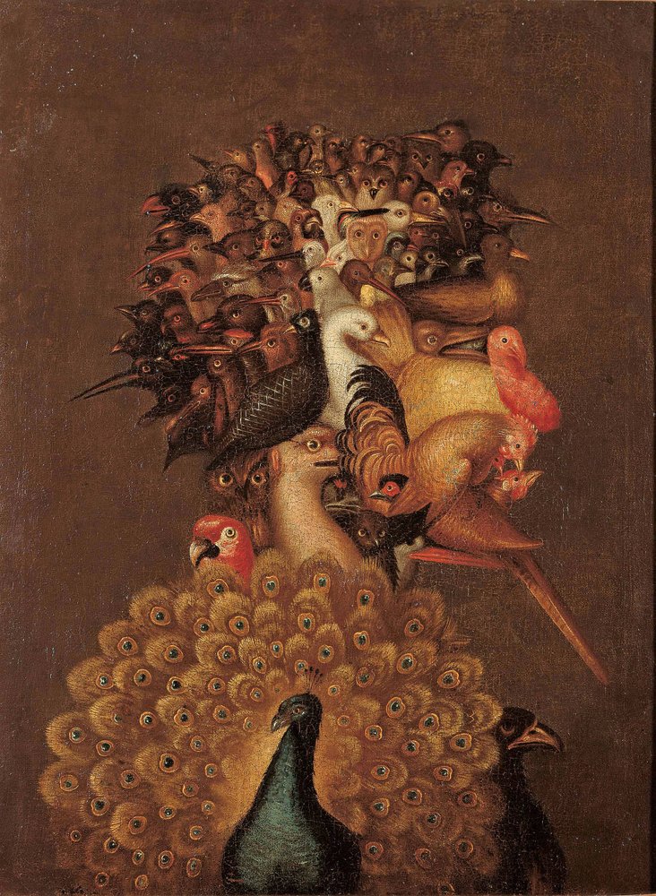Air - Giuseppe Arcimboldo (1527-1593). Circa 1566. Dimensions: 74.4 x 56 cm. Private Collection by Giuseppe Arcimboldo