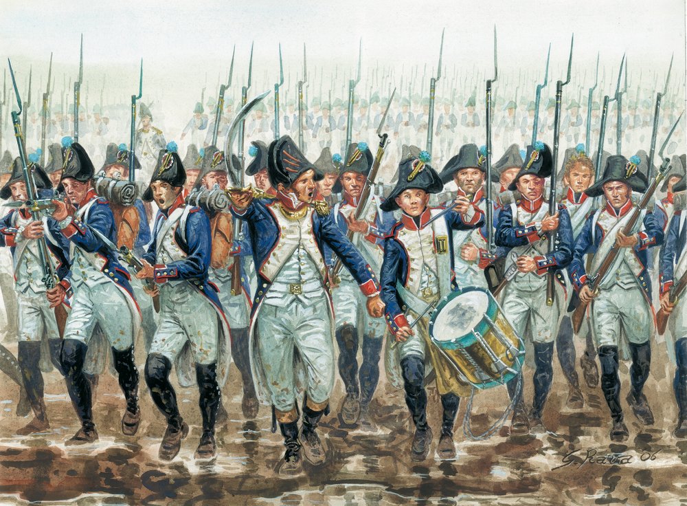 First Empire: French Line Infantry in 1805 by Giuseppe Rava