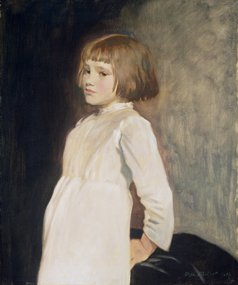 Gabrielle Cross, the Artists Niece by Glyn Warren Philpot